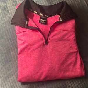 Pink Quarter-Zip Pullover